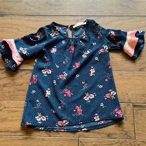 Open shoulder girl blouse